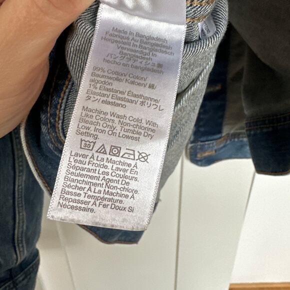 J. Crew Classic Women's Denim Jean Coat, Size L, EUC - Picture 4 of 4